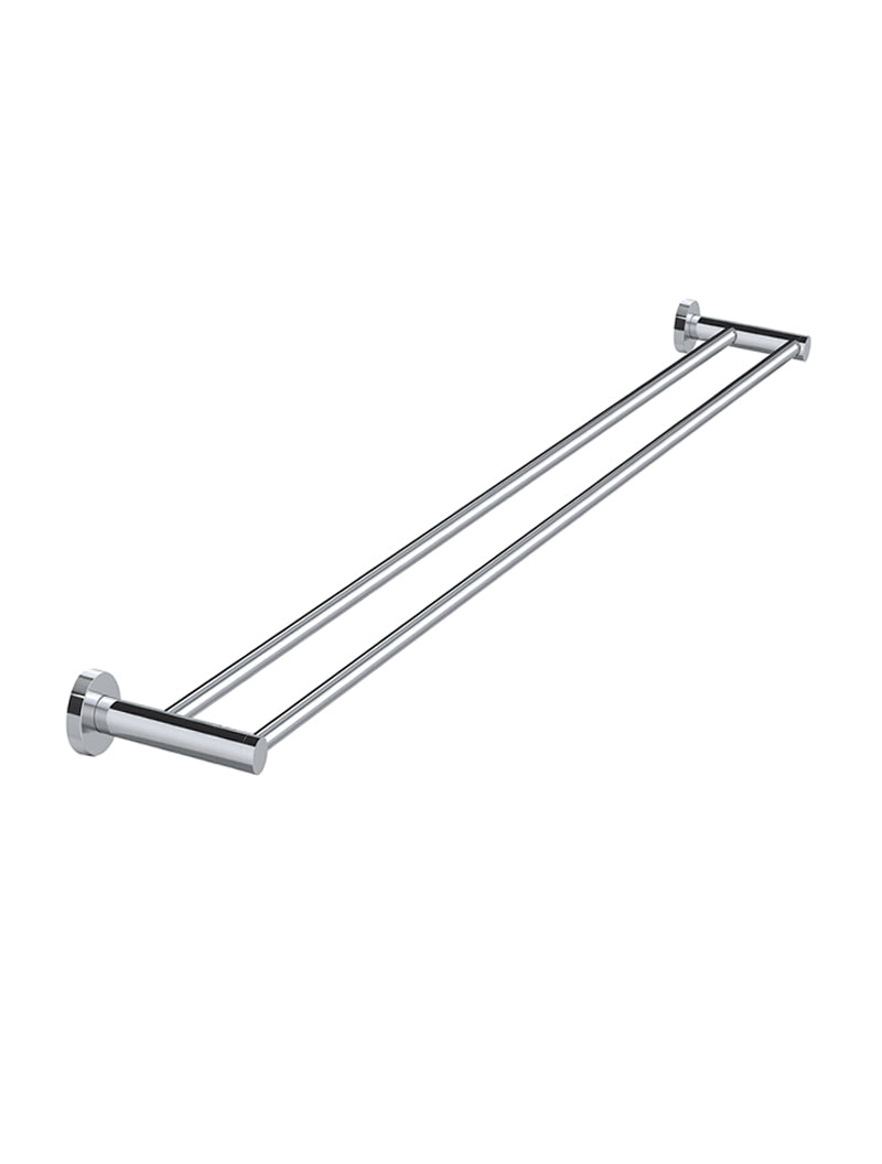 Meir Round Double Towel Rail 900mm - Polished Chrome