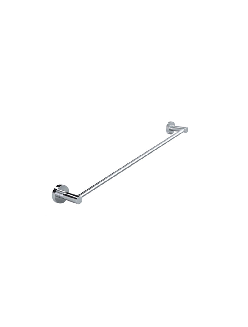 Meir Round Single Towel Rail 600mm - Polished Chrome