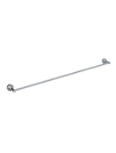 Meir Round Single Towel Rail - Polished Chrome