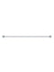 Meir Round Single Towel Rail - Polished Chrome