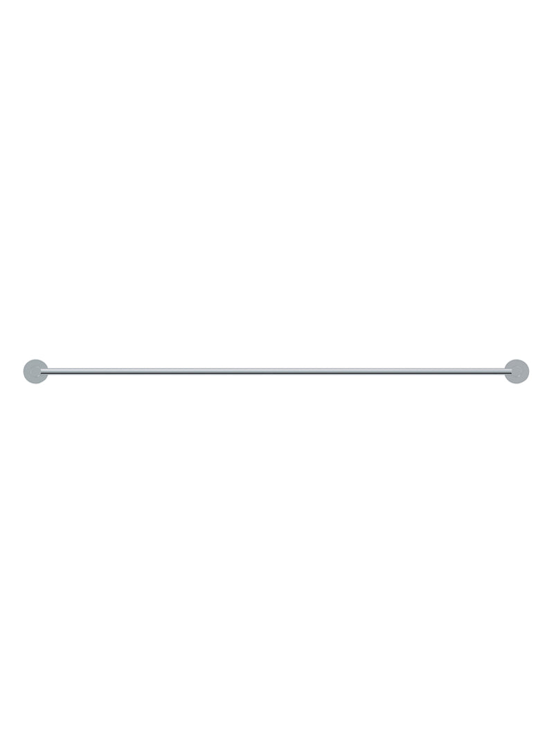 Meir Round Single Towel Rail - Polished Chrome