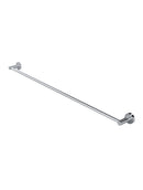 Meir Round Single Towel Rail - Polished Chrome