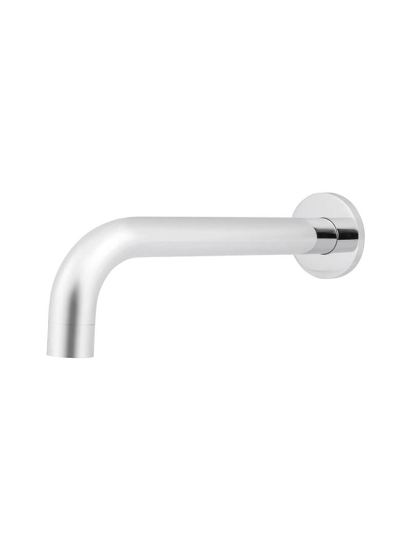 Meir Universal Round Curved Spout - Polished Chrome
