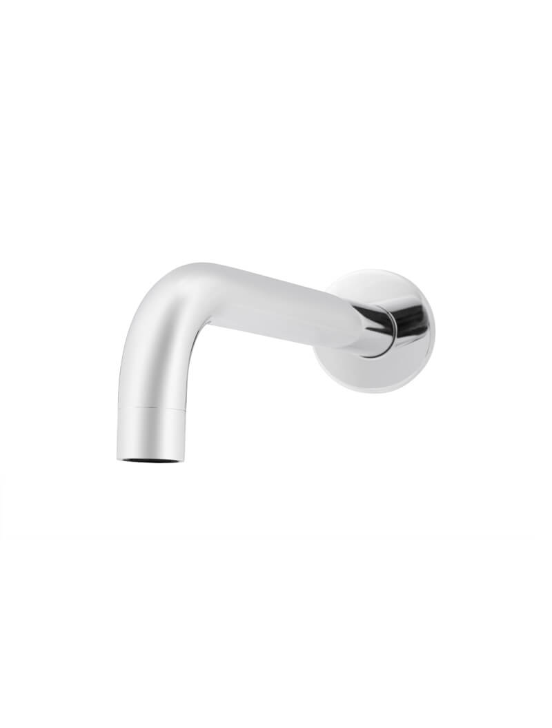 Meir Universal Round Curved Spout - Polished Chrome