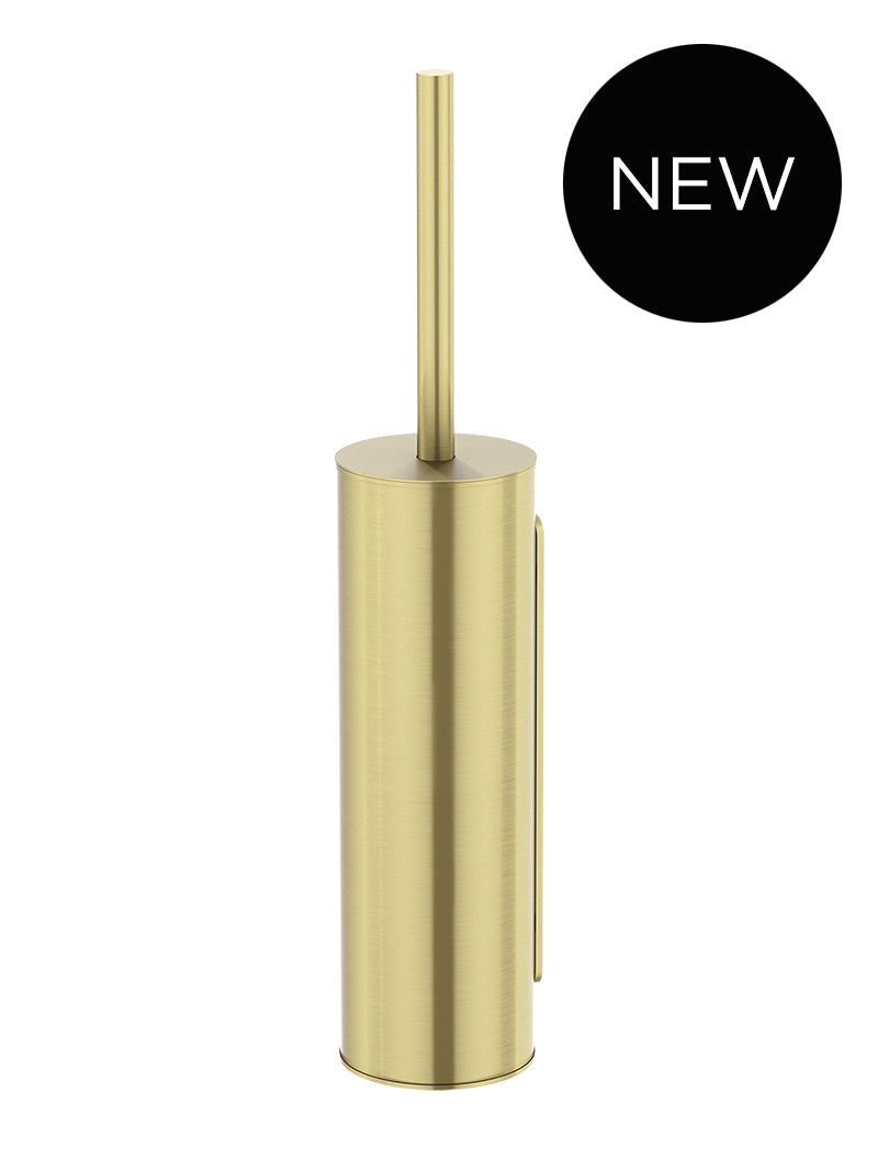 Meir Round Toilet Brush & Holder - PVD Tiger Bronze