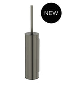 Meir Round Toilet Brush & Holder - Shadow Gunmetal
