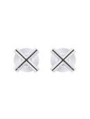 Round Cross Handle Jumper Valve Wall Top Assemblies - Polished Chrome