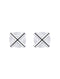 Round Cross Handle Jumper Valve Wall Top Assemblies - Polished Chrome