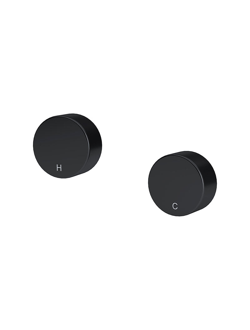 Meir Circular Wall Top Assemblies - Matte Black