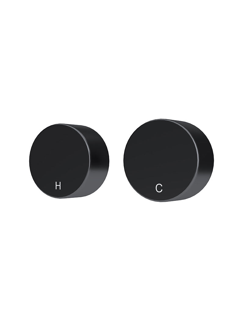 Meir Circular Wall Top Assemblies - Matte Black