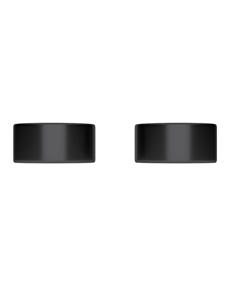 Meir Circular Wall Top Assemblies - Matte Black