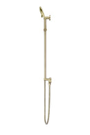 Meir Round Three Function Hand Shower on Rail Column - Tiger Bronze PVD