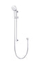 Meir Round Three Function Hand Shower on Rail Column - Polished Chrome