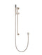 Meir Round Hand Shower on Rail Column - Champagne