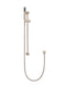 Meir Round Hand Shower on Rail Column - Champagne