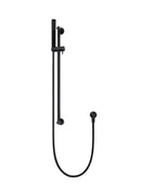 Meir Round Hand Shower on Rail Column - Matte Black