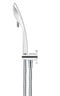 Meir Round Three Function Hand Shower on Fixed Bracket - Polished Chrome