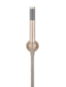 Round Hand Shower on Fixed Bracket - Champagne