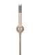 Round Hand Shower on Fixed Bracket - Champagne
