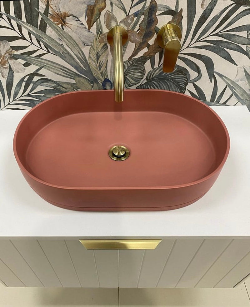 Meir Round Wall Mixer Paddle Handle - Tiger Bronze PVD