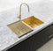 Meir Lavello Stainless Steel rolling mat protector - Brushed Bronze Gold