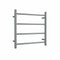 Thermogroup 4 Bar Straight Round Heated Towel Ladder 550mm Gun Metal