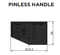 Meir Round Pinless Basin Mixer - Matte Black