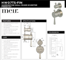 Meir Harrington Diverter Mixer - Brushed Nickel