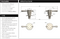 Meir Harrington Quarter Turn Wall Tap Set - Brushed Nickel