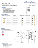 Venezia Shower Mixer With Diverter Kit Complete