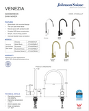 Venezia Gooseneck Sink Mixer Lead Free