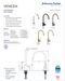 Venezia Gooseneck Sink Mixer Lead Free