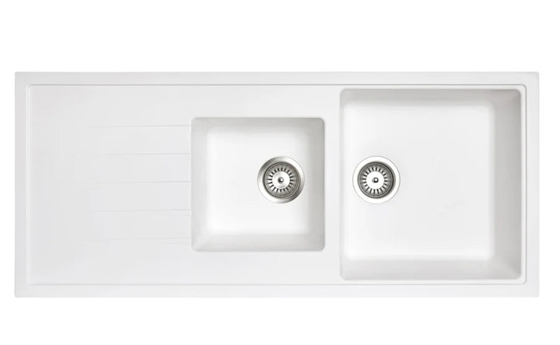 Carysil White Granite Sink 1160 x 500 x 205mm