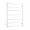 Thermogroup 7 Bar Straight Round Heated Towel Ladder 600mm Satin White