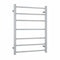 Thermogroup 7 Bar Straight Round Heated Towel Ladder 600mm Polished Stainless Steel