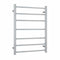 Thermogroup 7 Bar Straight Round Heated Towel Ladder 600mm Polished Stainless Steel