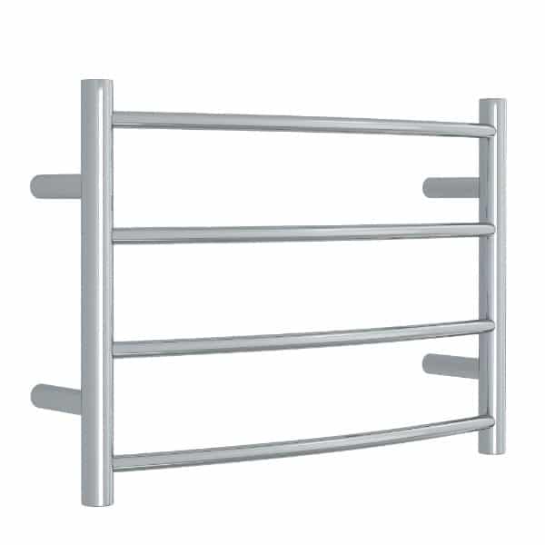 Thermogroup 4 Bar Curved Heated Towel Ladder 600mm Polished Stainless Steel