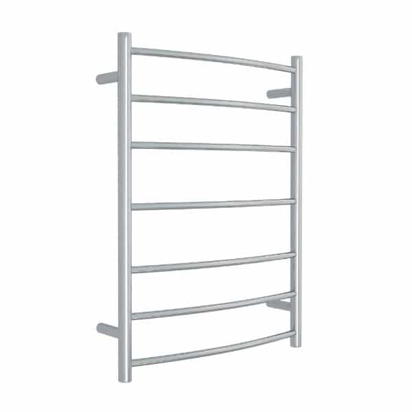 Thermogroup 7 Bar Curved Heated Towel Ladder 600mm Polished Stainless Steel