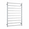 Thermogroup 10 Bar Straight Square Heated Towel Ladder 800mm Polished Stainless Steel