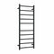 Thermogroup 10 Bar Straight Round Heated Towel Ladder 450mm Matte Black
