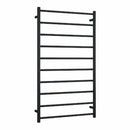 Thermogroup 10 Bar Straight Round Heated Towel Ladder 700mm Matte Black