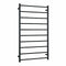Thermogroup 10 Bar Straight Round Heated Towel Ladder 700mm Matte Black