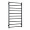 Thermogroup 10 Bar Straight Round Heated Towel Ladder 700mm Matte Black