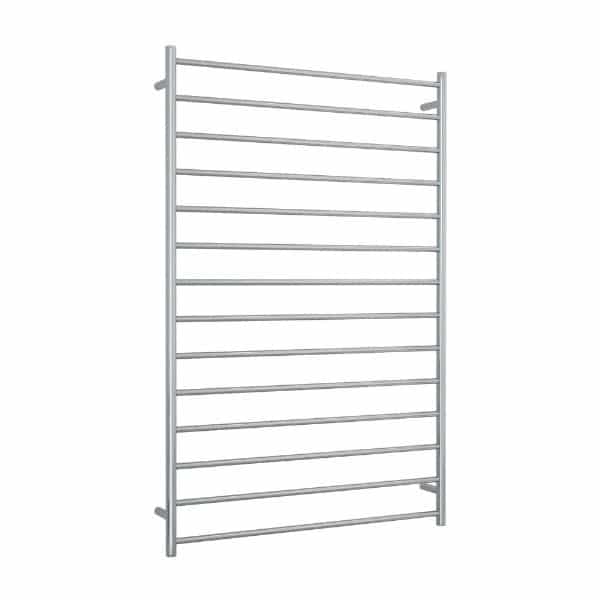 Thermogroup 14 Bar Straight Round Heated Towel Ladder 1000mm Polished Stainless Steel