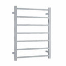 Thermogroup 7 Bar Straight Square Heated Towel Ladder 600mm Polished Stainless Steel