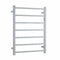 Thermogroup 7 Bar Straight Square Heated Towel Ladder 600mm Polished Stainless Steel