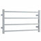 Thermogroup 4 Bar Straight Square Heated Towel Ladder 800mm Polished Stainless Steel