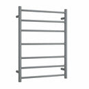 Thermogroup 7 Bar Straight Round Heated Towel Ladder 600mm Gun Metal