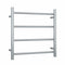 Thermogroup 4 Bar Straight Round Heated Towel Ladder 550mm Brushed Stainless Steel