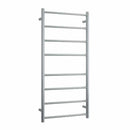 Thermogroup 8 Bar Straight Round Heated Towel Ladder 530mm Brushed Stainless Steel